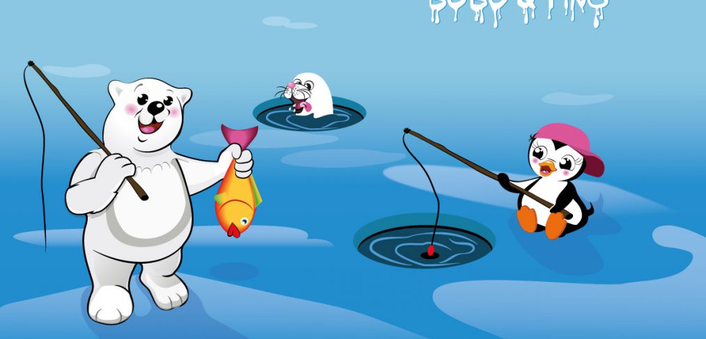 Illustration Markenfiguren für LikeIce